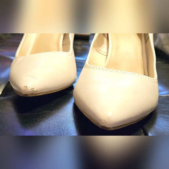 Simply Vera Vera Wang Stevie Women's White High Heels, 7.5 - Picture 5 of 7